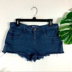 ONEILL Junior Women’s Black Cutoff Denim Shorts  5